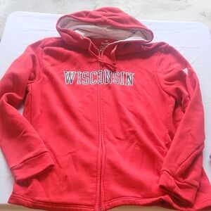 Fanatics Wisconsin Red Hoodie